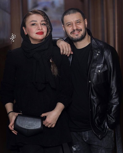 ژست و فیگور عاشقانه "جواد عزتی" و همسرش/ عکس