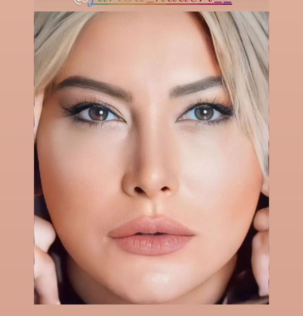 فریبا نادری از چهره جدیدش رونمایی کرد