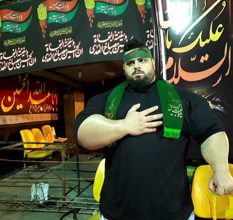 هالک ایرانی در مراسم عزاداری امام حسین (ع) حضور یافته است.