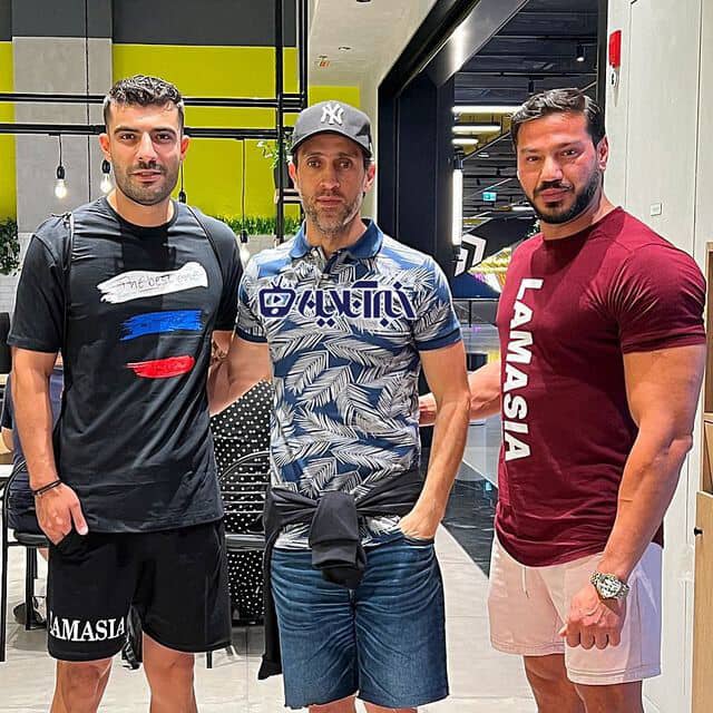  دیدار علی کریمی با علیرضا روش خبرنگار حوزه فیتنس و پرورش اندام