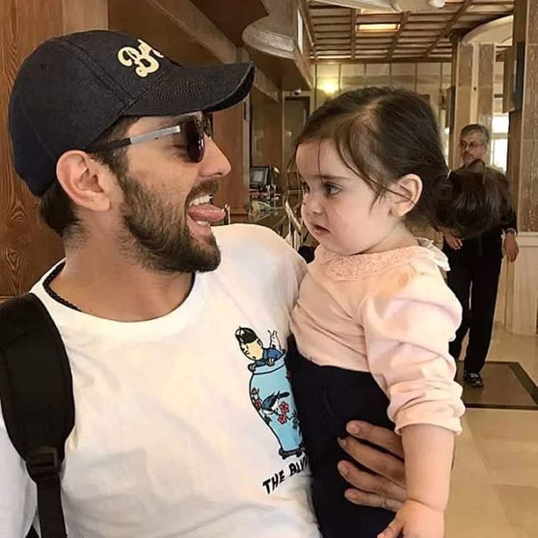 بهرام رادان با نی نی کوچولوی دوست داشتنی بازی کرده است.