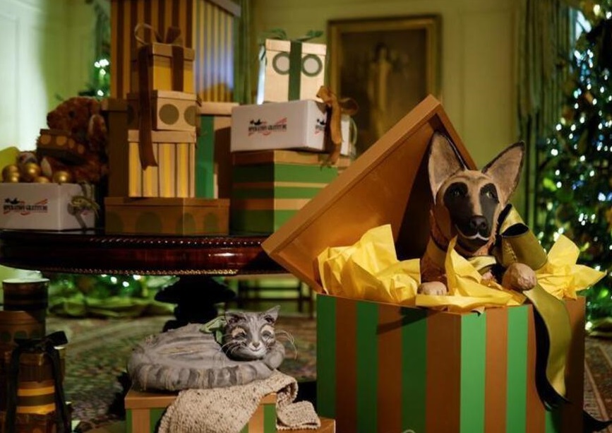 حال و هوای کریسمسی کاخ سفید + عکس