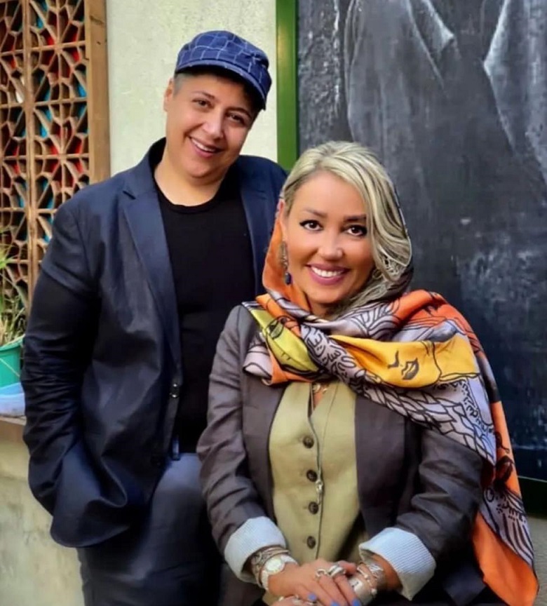 مازیار لرستانی در کنار دندانپزشک جذابش عکس صمیمی گرفته است.