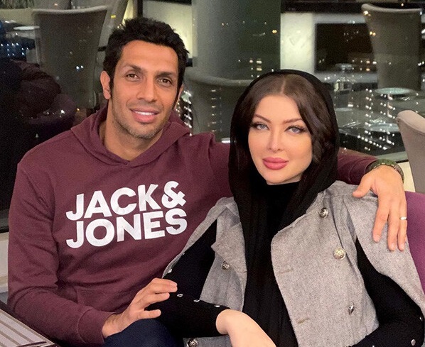 عاشقانه “سپهر حیدری” و همسرش در فضایی لاکچری/ عکس