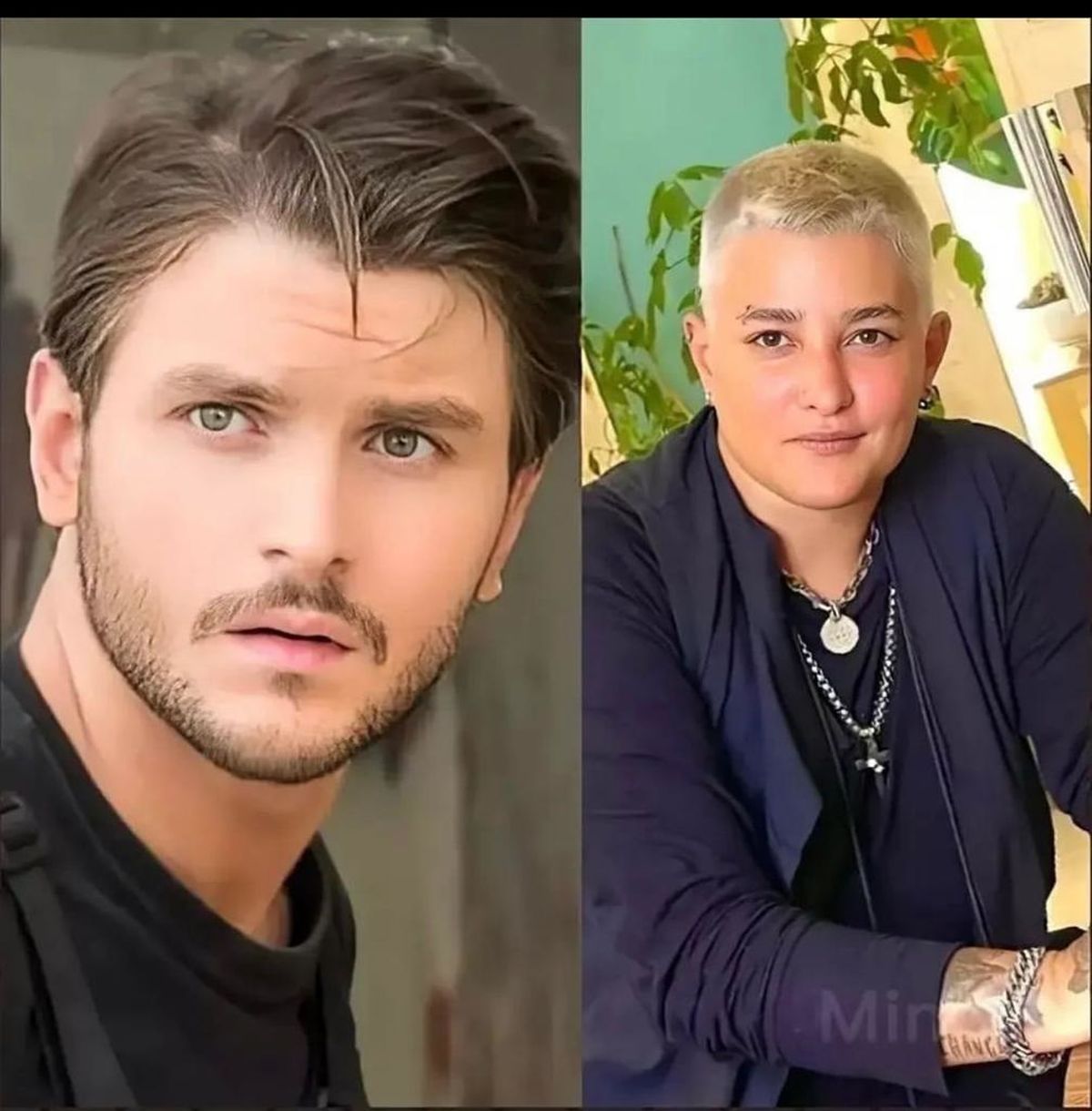 عکسی باورنکردنی از چهره کاملا مردانه همسر اول "امین حیایی"/ تصویر