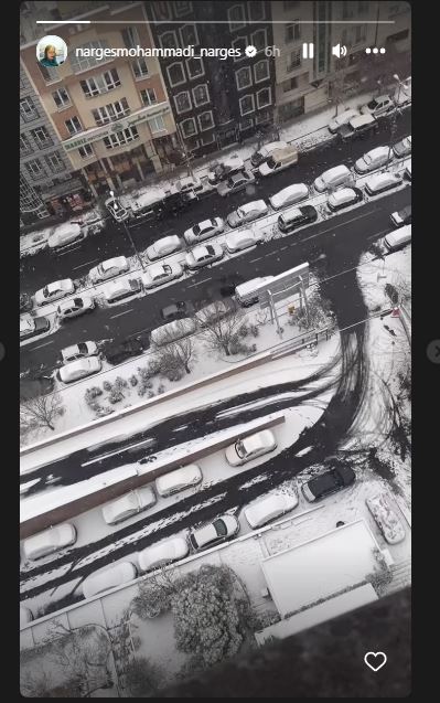 اشتباه عجیب نرگس محمدی، ویو خانه لاکچری‌اش را لو داد