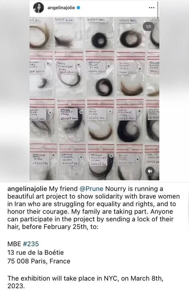 پست تازه "آنجلینا جولی" در رابطه با دختران ایرانی پست تازه "آنجلینا جولی" در رابطه با دختران ایرانی