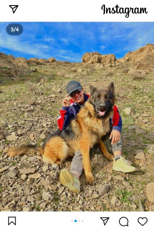 رونمایی تینا آخوندتبار از حیوان خانگی ترسناک و جدیدش