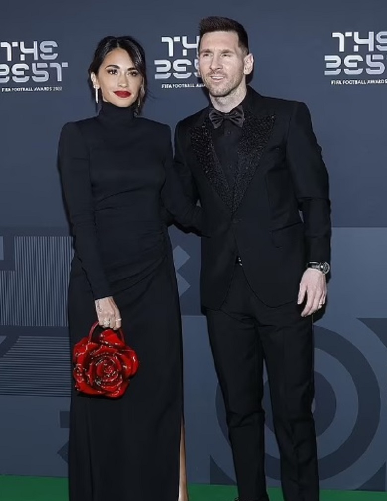 مسی و همسرش