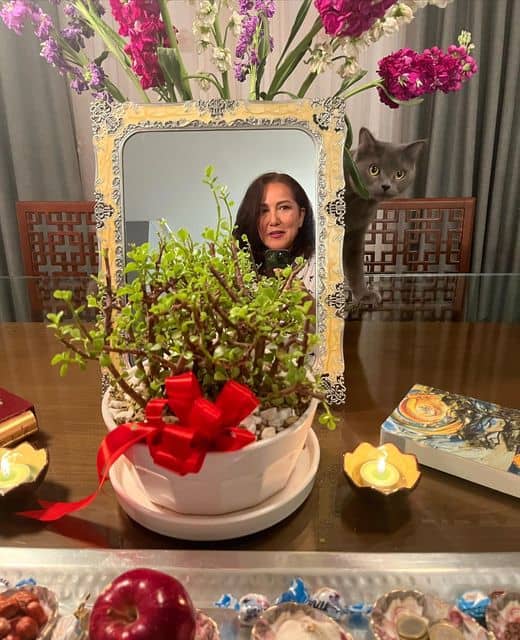  تصویری متفاوت از پانته‌آ بهرام بر سر سفره هفت سین 