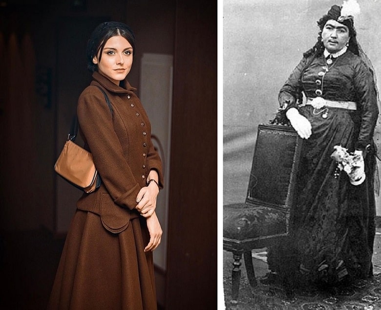 فاطمه مسعودی فر با سارای گرجی واقعی تفاوت دارد.