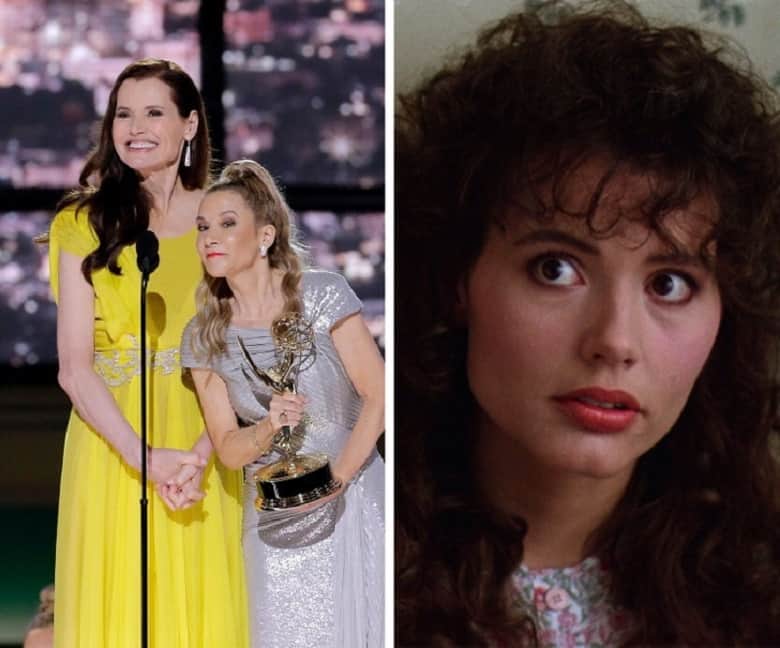 جینا دیویس ترون از بدی قد بلندشان گفت.