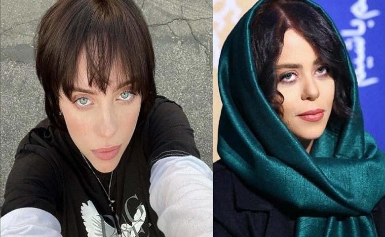 الهام اخوان یا نیلوفر رجایی فر بیشتر به بیلی آیلیش شباهت دارد.