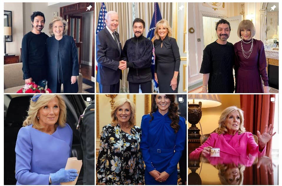 درخشش بانوی اول آمریکا به دست آرایشگر ایرانی+عکس درخشش بانوی اول آمریکا به دست آرایشگر ایرانی+عکس