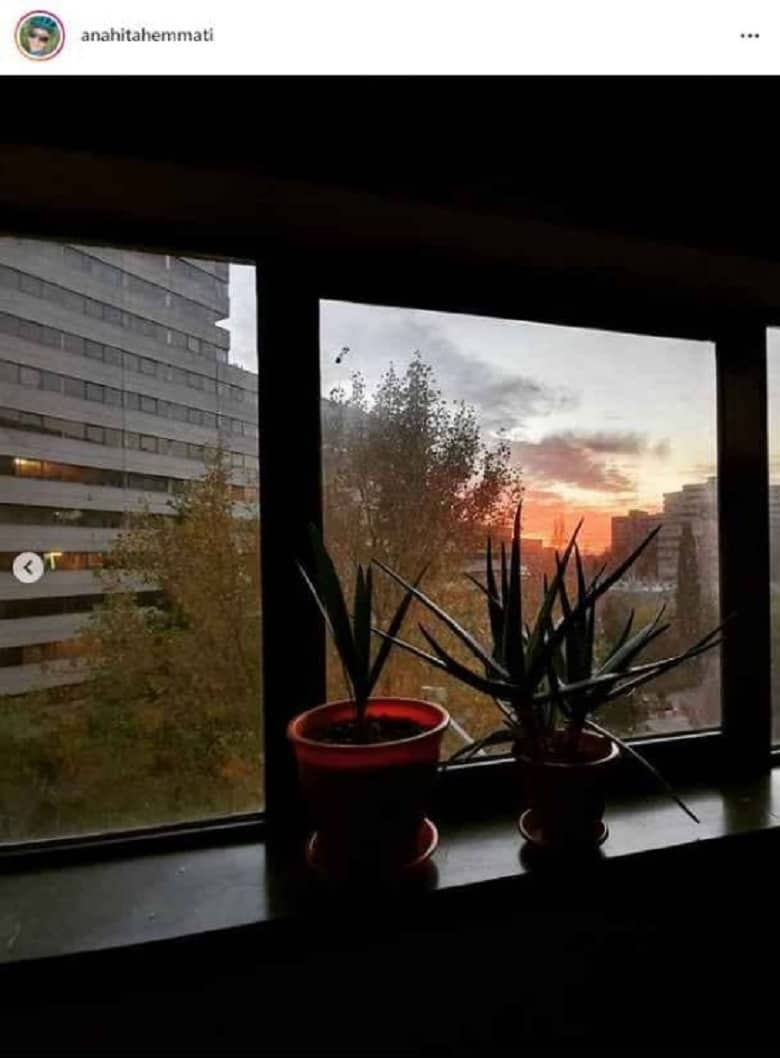 عکس/ خانم بازیگر با این عکس لو داد خانه‌اش کجاست!