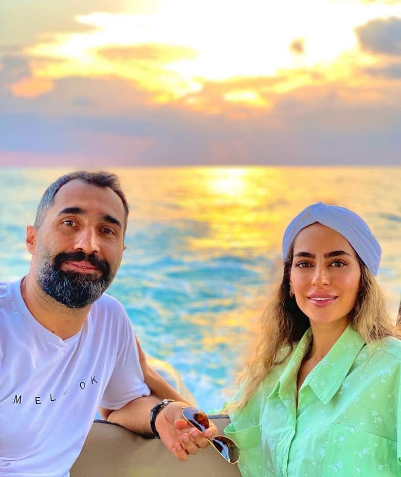 عکس/ زوج عروس و داماد سینما در تعطیلات تابستانی آنچنانی شان!