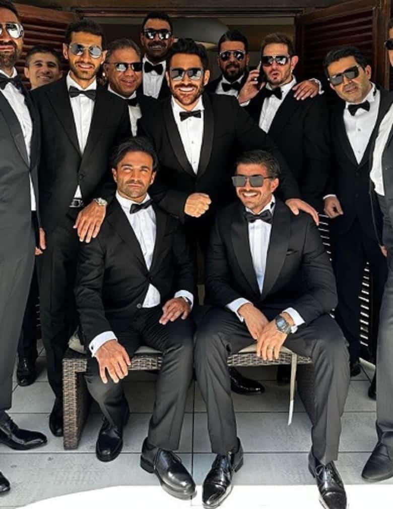 تصاویر/ بررسی لباس‌های گلزار و همسرش در مراسم عقد و ازدواجشان