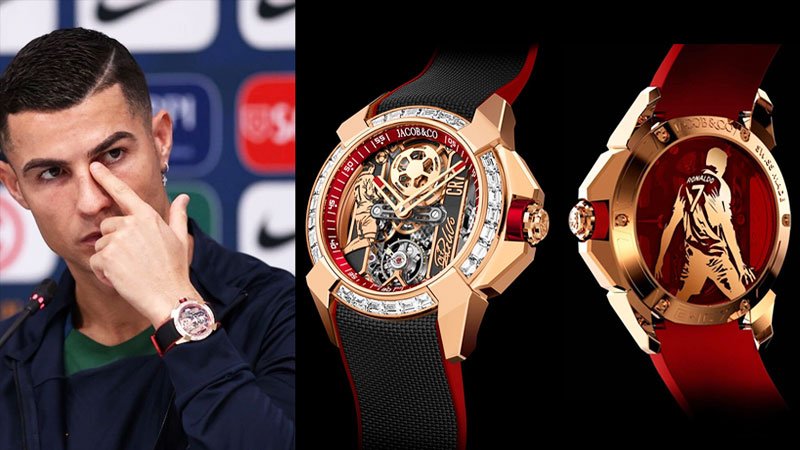 گران ترین و عجیب ترین ساعت دنیا در دست رونالدو+عکس