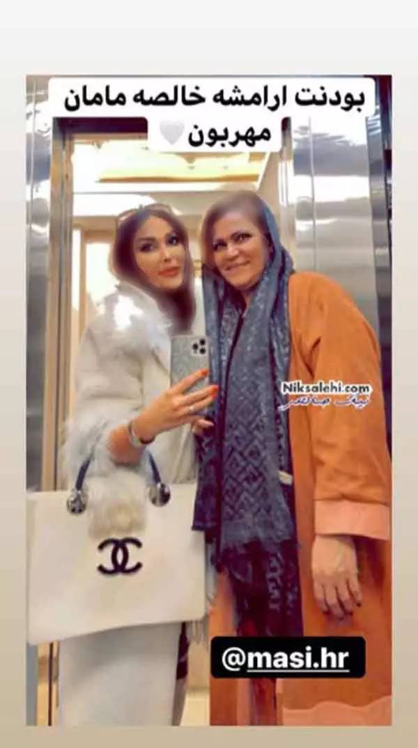 مادر زن جوان و شیک نیکبخت واحدی همه را شوکه کرد!