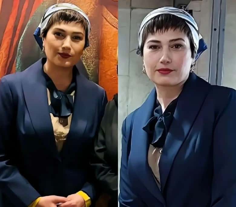 عکس/ خانم همبازی پارسا پیروزفر در سفر سبز با تیپ کاملا جدید!