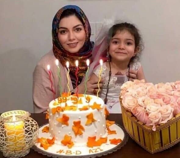تصاویر/ جشن تولد آزاده نامداری در چهار قاب!