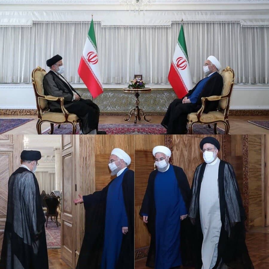 رئیسی به دیدار روحانی رفت
