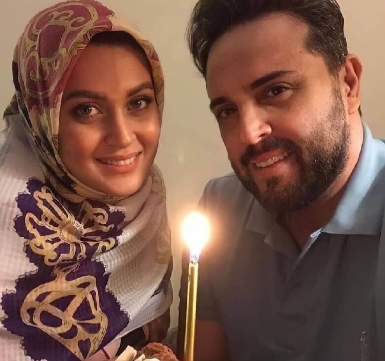 پدرام کریمی با همسرش جشن تولد گرفت.