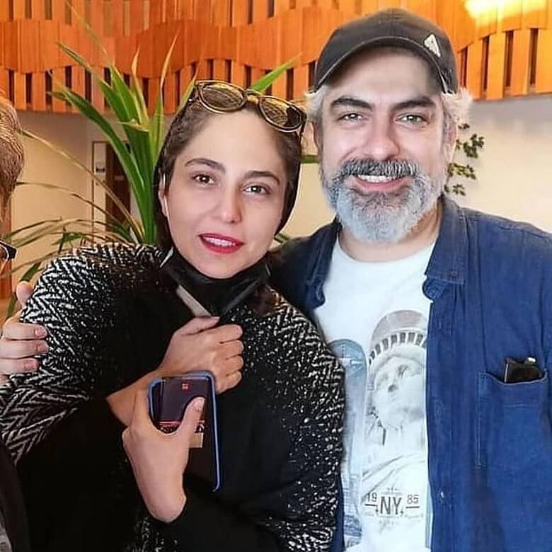 مهدی پاکدل و رعنا آزادی‌ور عکس عاشقانه گرفتند.