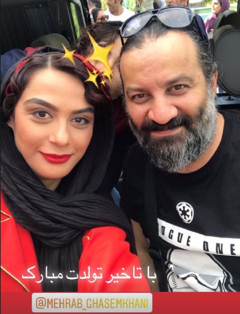 مارال فرجاد تولد مهراب قاسمخانی با عکسی دونفره تبریک گفت.