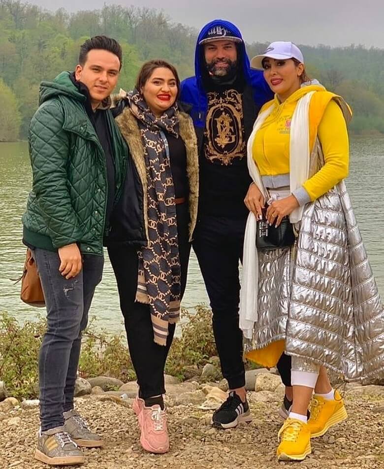 استایل همسر نیکبخت جذاب است.